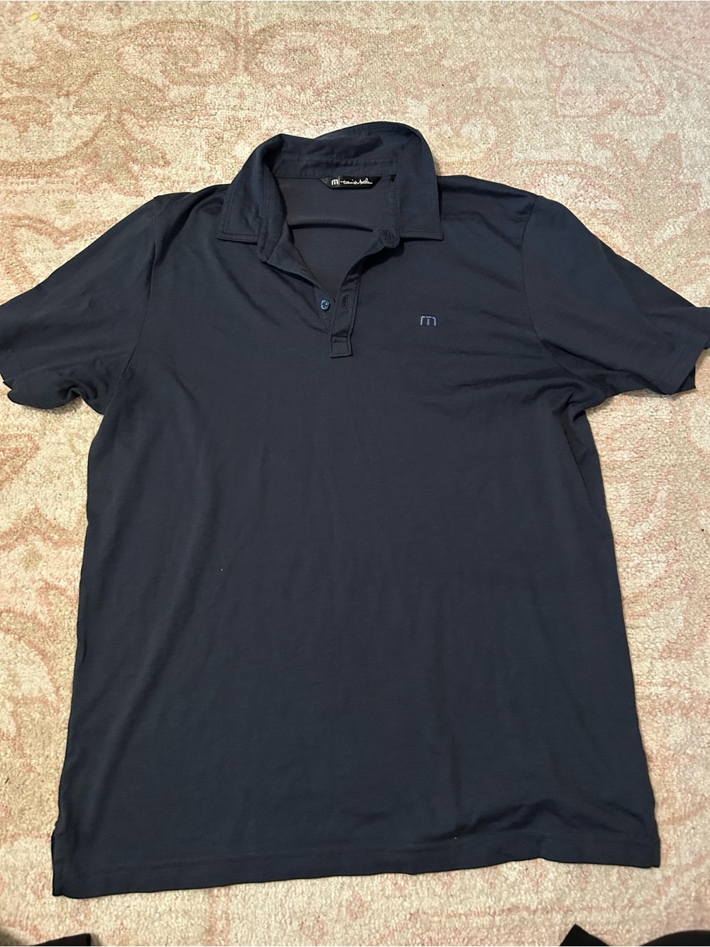 Men's Navy Travis Matthew collared shirt